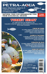 Hrana congelata inima de curcan - 100 g